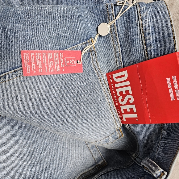 Diesel Viker Straight Button Jeans Size 40×32 NWT 007n1 - Picture 3 of 15